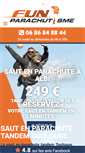 Mobile Screenshot of fun-parachutisme.fr